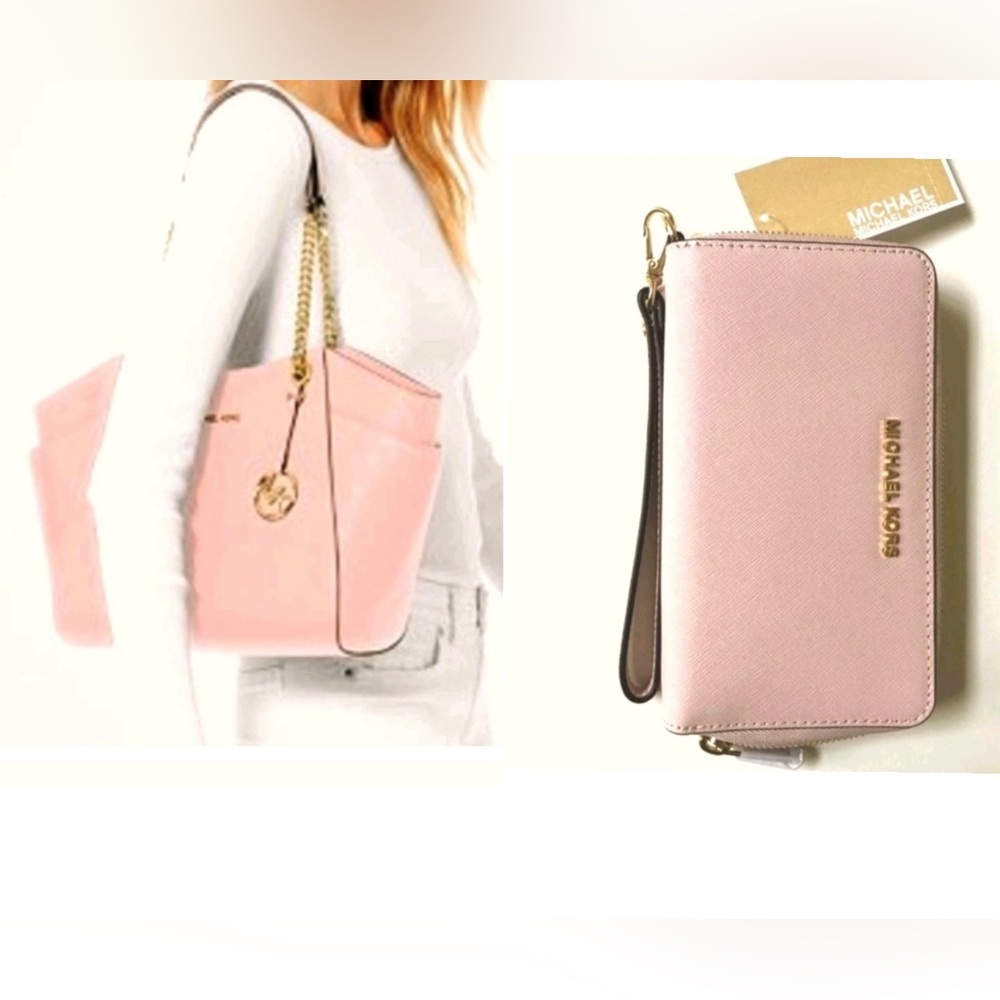 Michael Kors Tote and Wallet Set